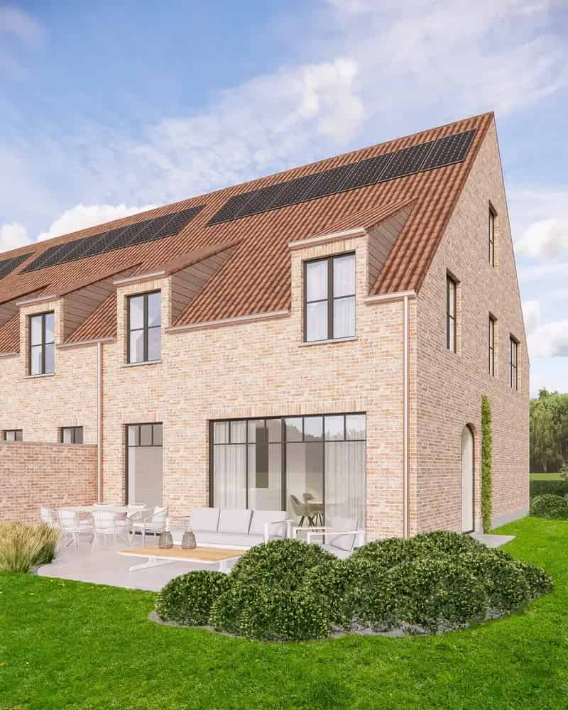 Nieuwbouw Pastoriestijl woning te Beernem 4 slaapkamers 182m²