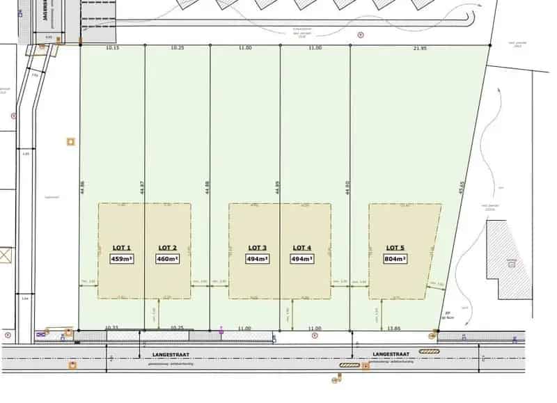Bouwgrond Westende 804m² Topligging