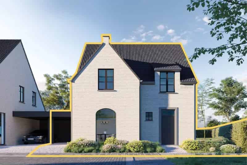 Nieuwbouw Halfopen Bebouwing Lauwe 3 slaapkamers