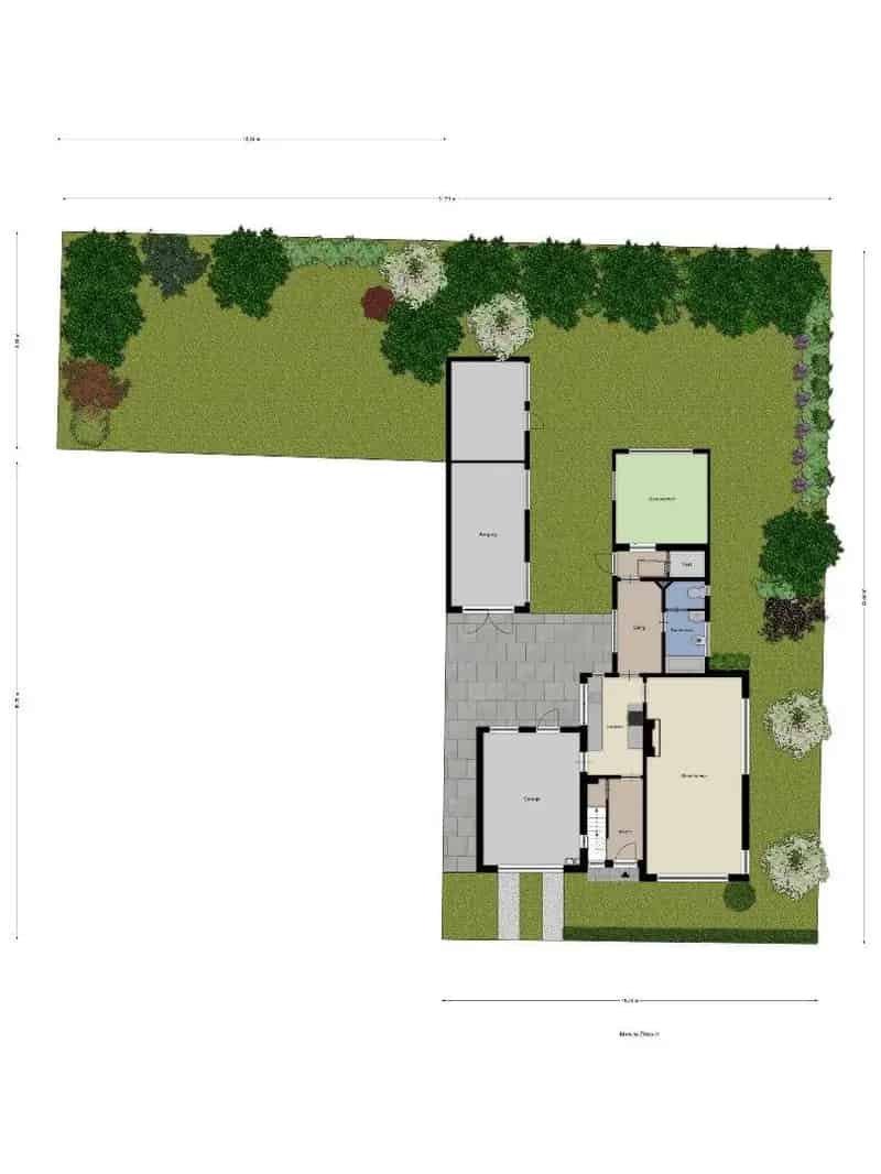 TE RENOVEREN WONING 4 SLAAPKAMERS GARAGE 817M2