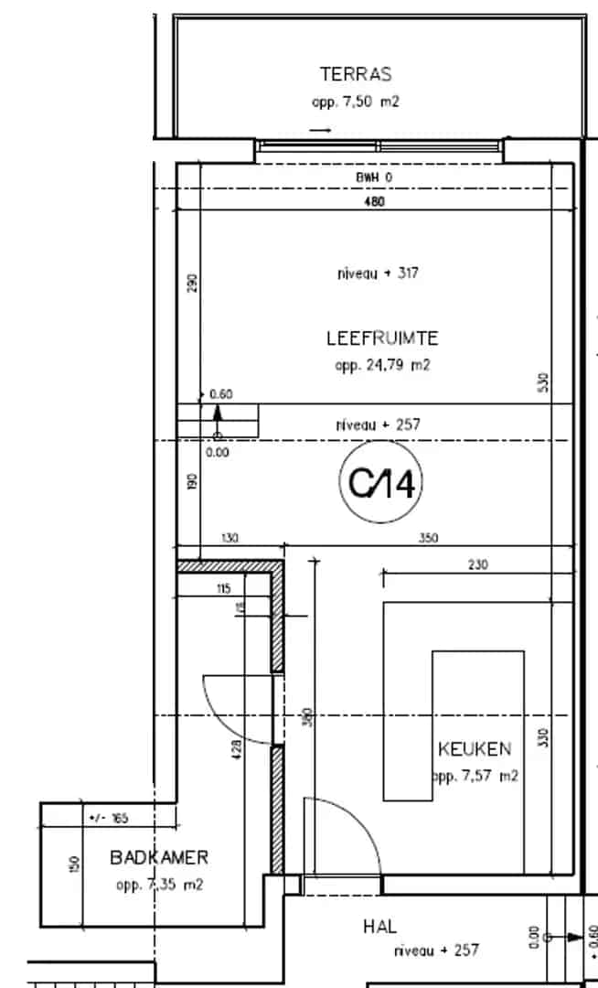 Studio Appartement te Koop Wetteren