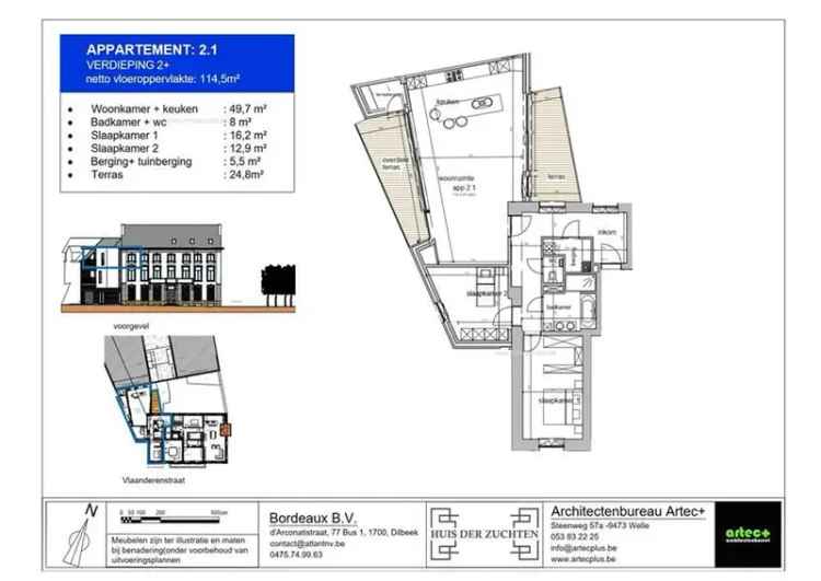 Nieuwbouw appartement te koop in Aalst