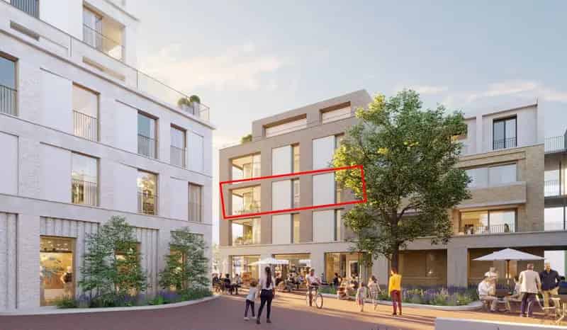 Appartement te huur Kortrijk Centrum 2 slaapkamers Zuidgericht