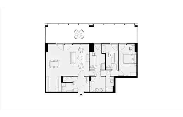 Huur 3 slaapkamer huis van 101 m² in Brussels