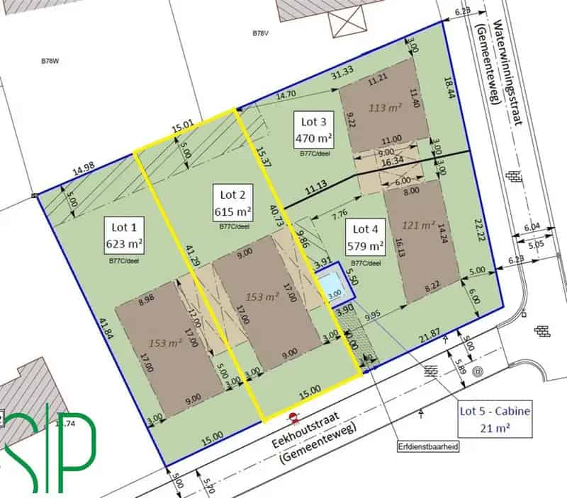 Bouwgrond 615m² Grobbendonk Rustige Locatie Nabij Pidpabos
