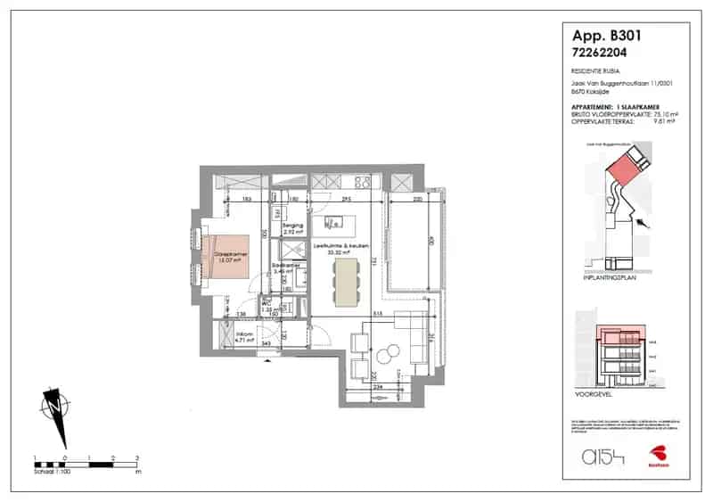 Nieuwbouw Appartement Koksijde Centrum