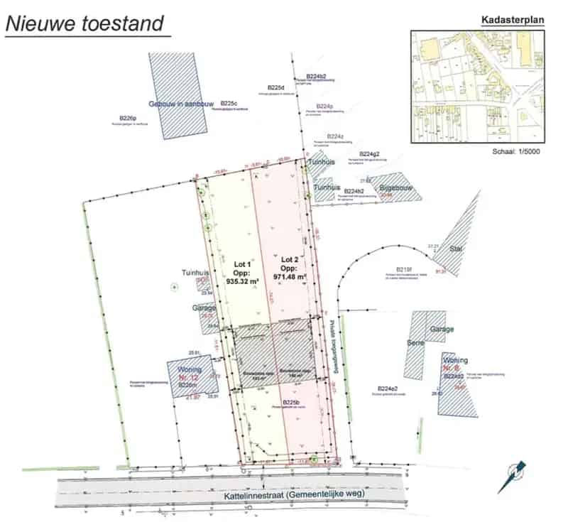Bouwgrond Erpe Halfopen Bebouwing 935m²