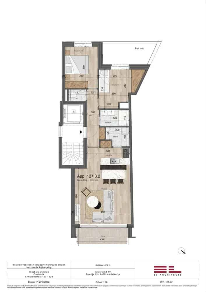 Te Koop 2 Slaapkamers Appartement Oostende