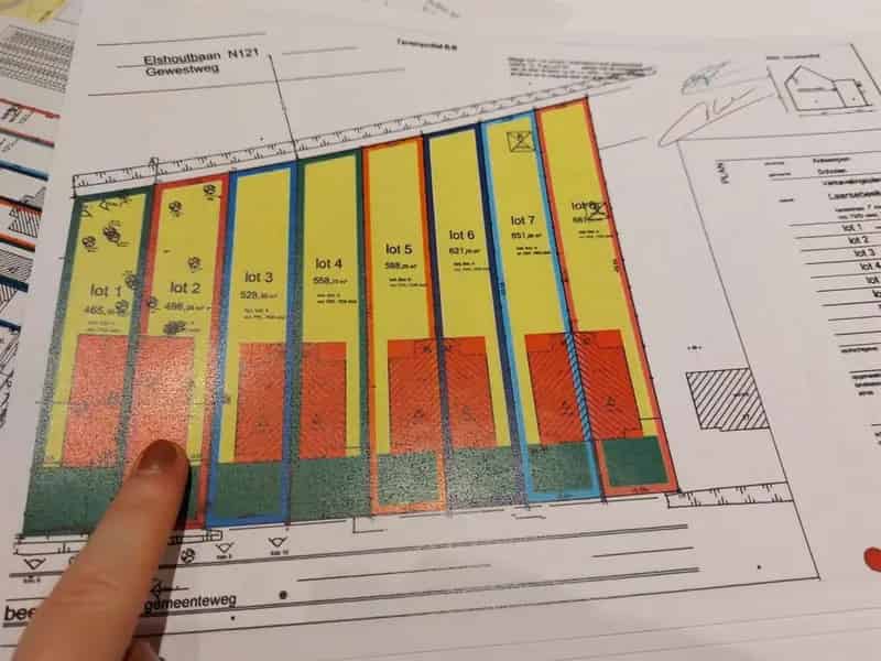 Bouwgrond Schoten - HOB Perceel 498m²