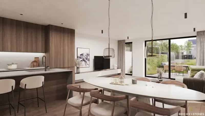 Nieuwbouwwoning 4 slaapkamers zonnige tuin