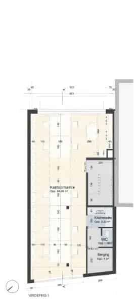 Kantoorruimte te huur Roeselare 100-125m²