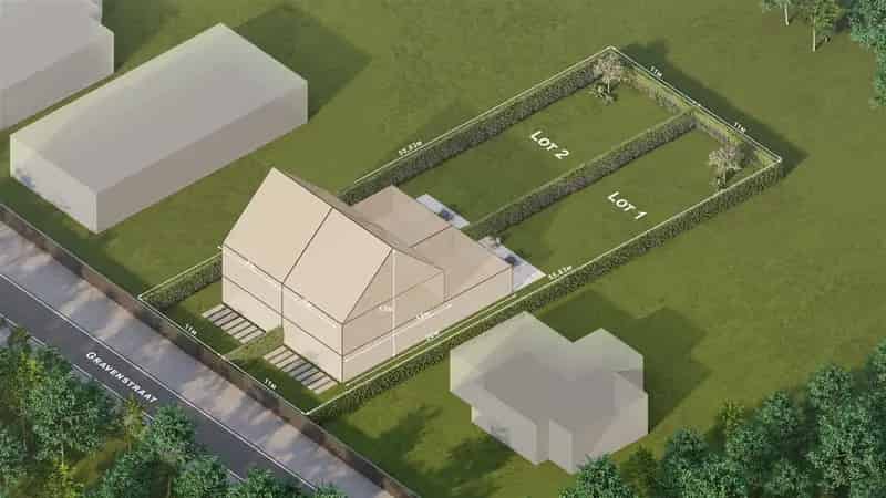 Bouwgrond te Huur Kaprijke 612m²