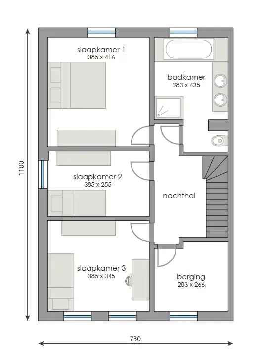 Huis te koop met bouwgrond nabij het centrum van Lede