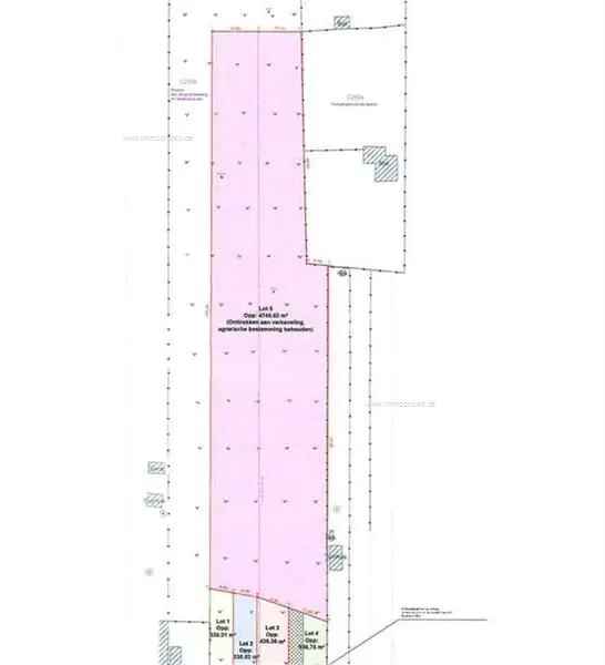 Bouwgrond te koop Erpe - 4745,83 m²