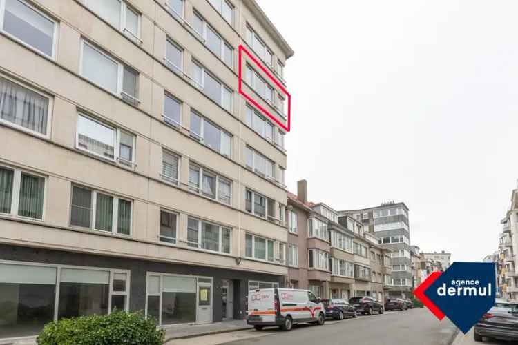 Te koop appartement in Oostende met 2 slaapkamers en zijdelings parkzicht