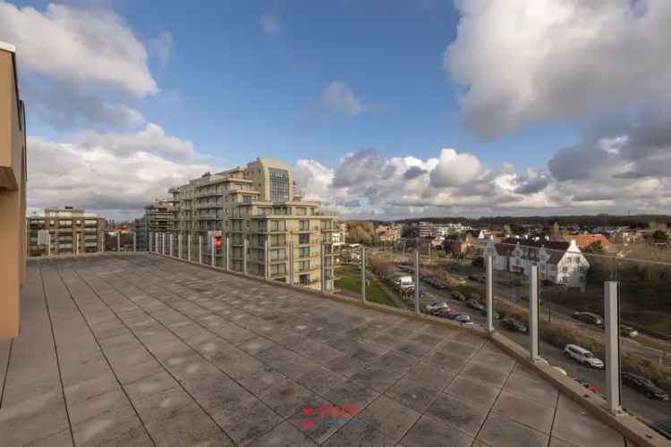 Penthouse De Panne: Ruim Terras 240m², Zicht op Zee