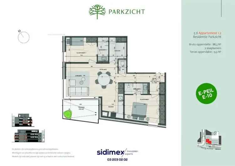 Nieuwbouw appartement te koop in Willebroek