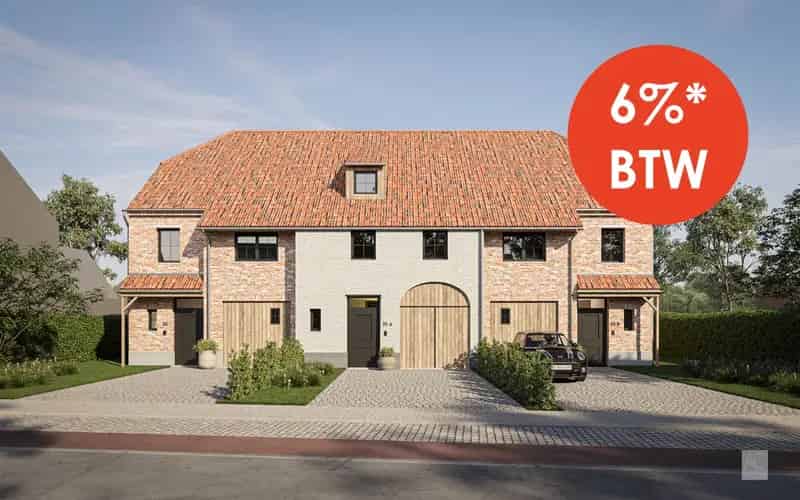 Gesloten nieuwbouwwoning 3 slaapkamers garage