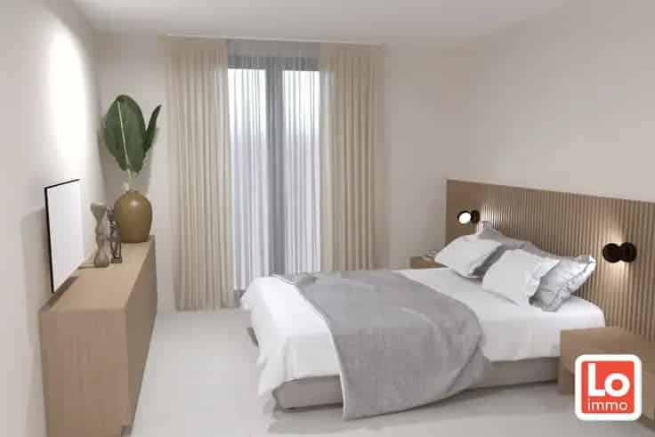 Dakappartement Zeveneken 2 slaapkamers ruim terras