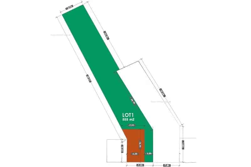 Bouwgrond Torhout - HOB - 555m² - Casco Mogelijk