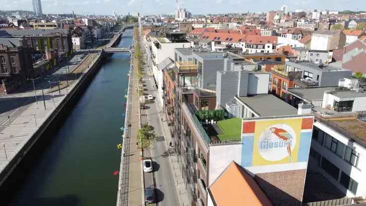 Penthouse te koop met tuin in Brussel