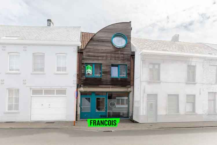 Handelshuis met verhuurd appartement te Oudenaarde