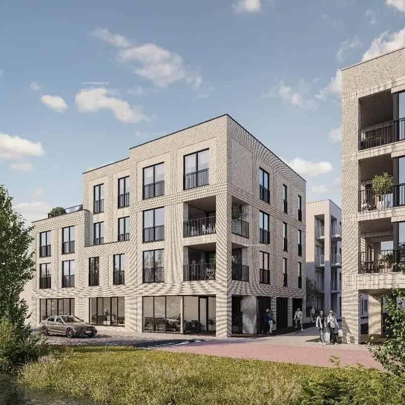 Nieuwbouw Penthouse Kortrijk 2 slaapkamers 100m² Terras