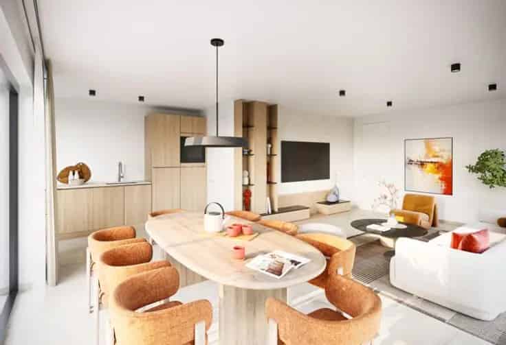 Nieuwbouw Appartementen Oostakker  Energiezuinig Terras