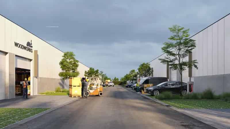 Nieuwbouw Bedrijfsunit Fernelmont 193m² Kantoor 100m²