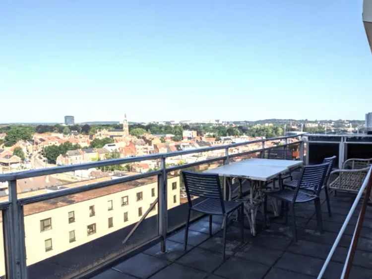 Te koop lichtrijk appartement met ruim terras en prachtig uitzicht in Leuven