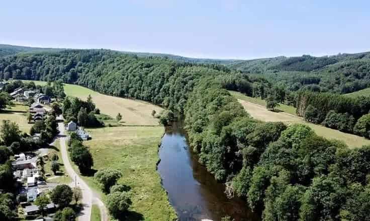 Bouwgrond Ardennen: 7801m² met Bouwvergunning aan de Semois