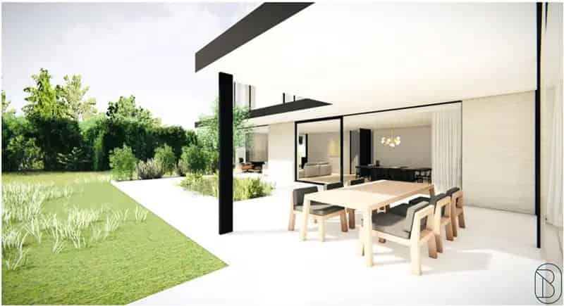 Nieuwbouw Villa Waregem Zuidgerichte Tuin