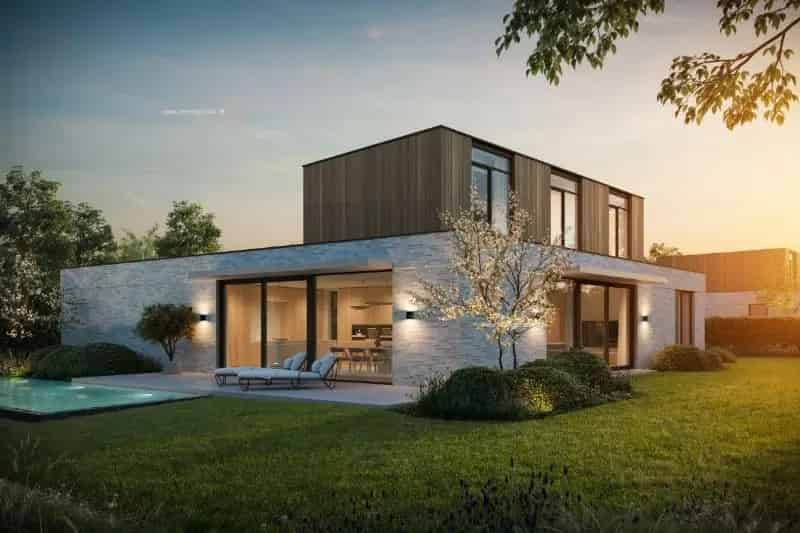 Nieuwbouw Villa Koksijde 4 slaapkamers 265m2 2322m2 perceel