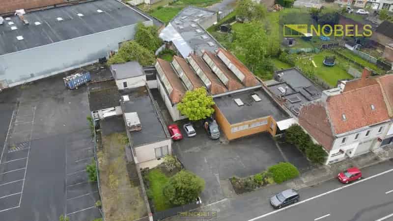 Projectgrond Ronse 2497m²  Dubbele Toegang  Atelier Opslagruimte