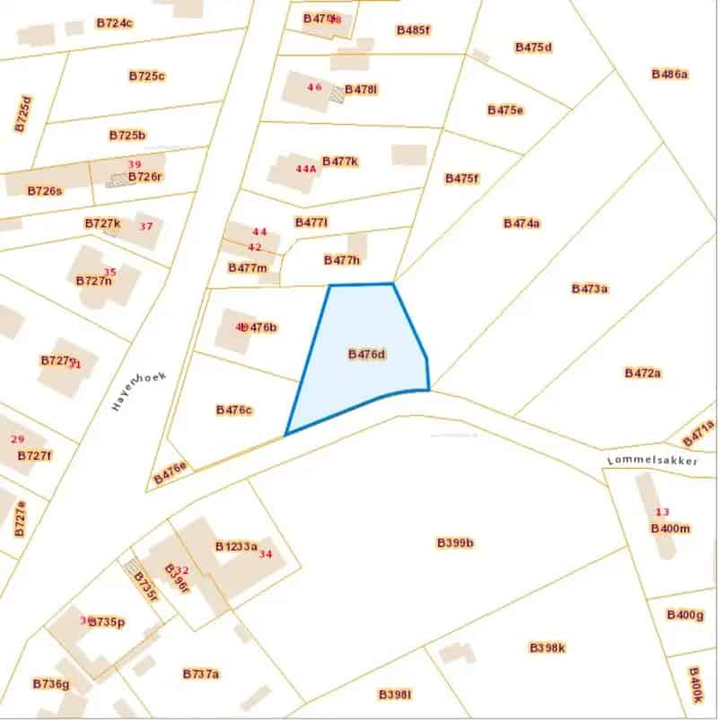 Bouwgrond te Pelt 996m² met Weiland 2230m²