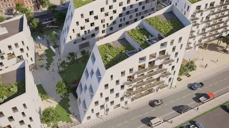 Nieuwbouw gelijkvloersappartement 3 slaapkamers te koop Luik