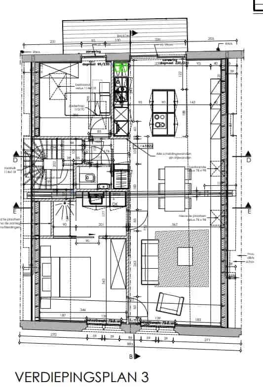 Appartement te koop Ieper Centrum 2 slaapkamers