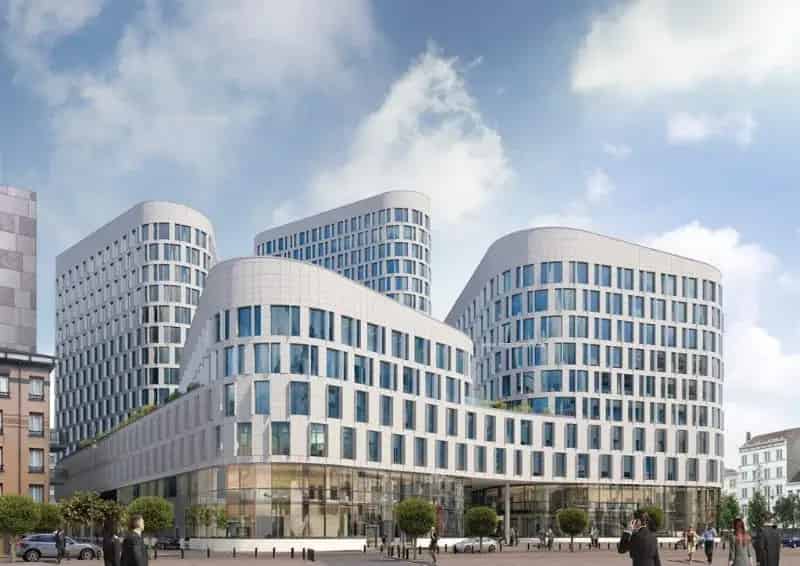 Nieuwbouw Kantoren te Huur Quatuor Brussel