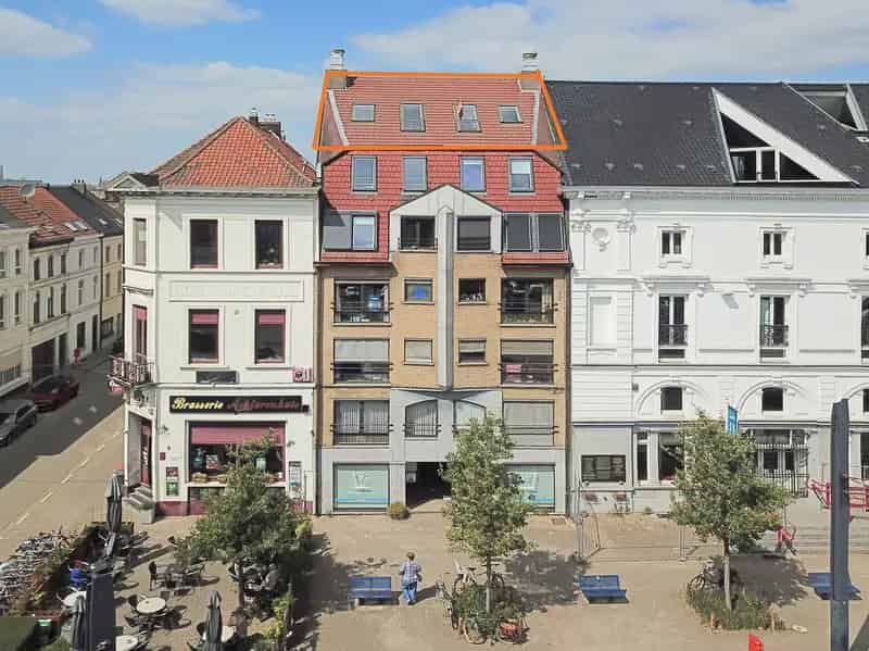 Penthouse te huur Gent Ledebergplein 1 slaapkamer ruim terras