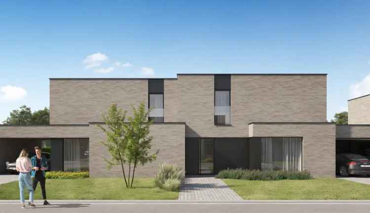 Moderne, halfopen woning