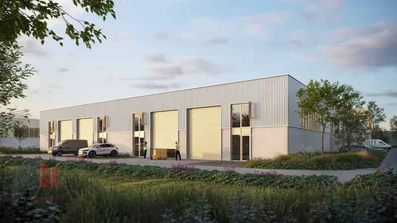 Nieuwbouw KMO Unit Showroom 395m² te Drogenbos