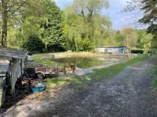 Grond te koop Jumet 2 vijvers kantine terras