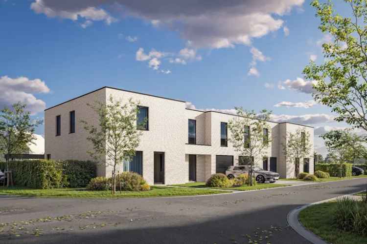 Moderne & energiezuinige halfopen nieuwbouwwoning in Waregem