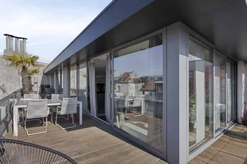 Penthouse Loft Brussel Bloemenhof Te Koop 110m2 Terras