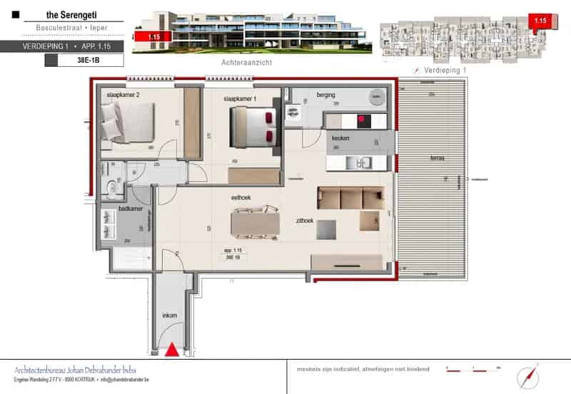 Luxe Appartement Ieper Nieuwbouw 92m² Terras Garage