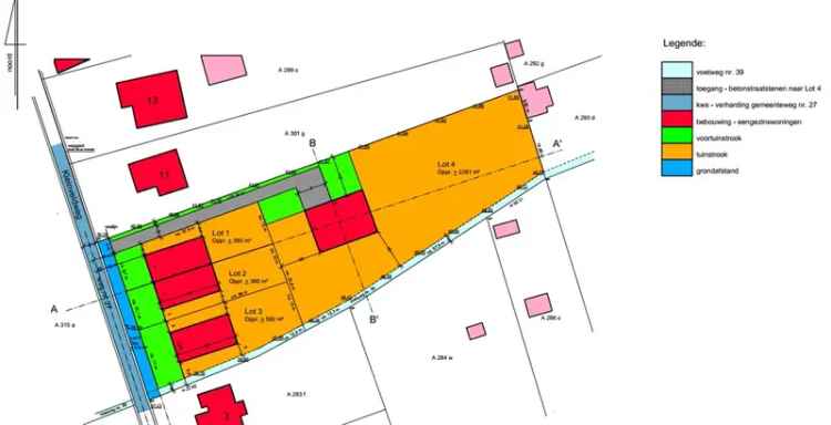 Landelijk gelegen bouwgrond voor halfopen bebouwing