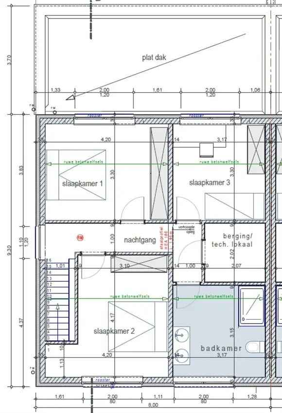 Koop huis nieuwbouw gezinswoning met 3 slpk en grote opbergruimte