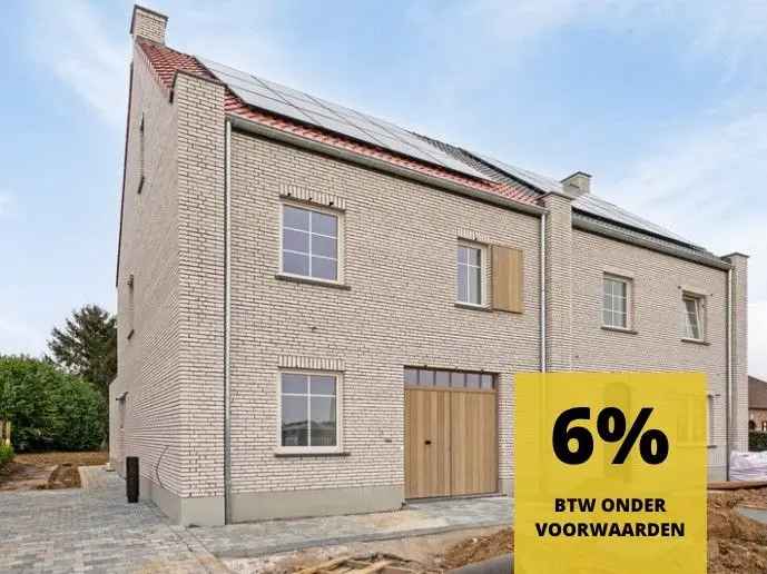 NIEUWBOUWWONING AAN 6% BTW - 4 SLPKS - E-PEIL 4!