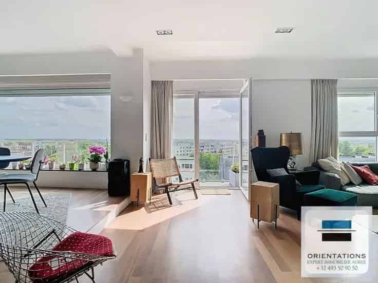 Penthouse te Koop Brussel - 3 slaapkamers - Terras - Zuidgericht
