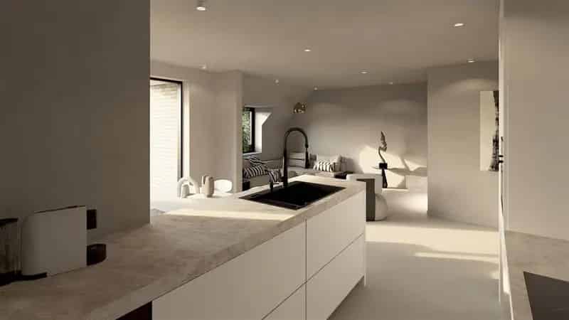 Appartement te Koop Evergem 2 slaapkamers 105m²